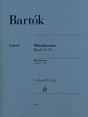 Mikrokosmos, Volumes V-VI - Bartok/Nakahara - Piano - Book