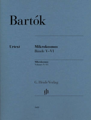 G. Henle Verlag - Mikrokosmos, Volumes V-VI - Bartok/Nakahara - Piano - Book