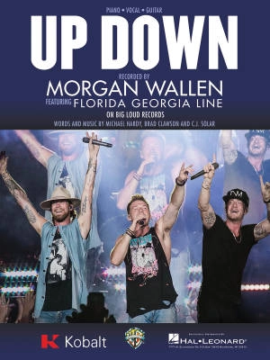 Hal Leonard - Up Down - Wallen, Florida Georgia Line - Piano/Vocal/Guitar - Sheet Music