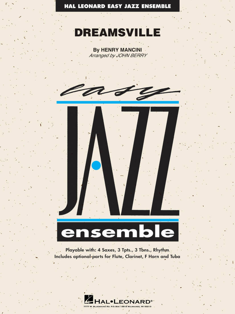 Dreamsville - Mancini/Berry - Jazz Ensemble - Gr. 2