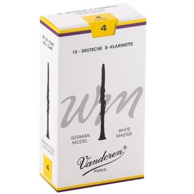 Vandoren - White Master Bb Clarinet Reeds (10/Box) - 4