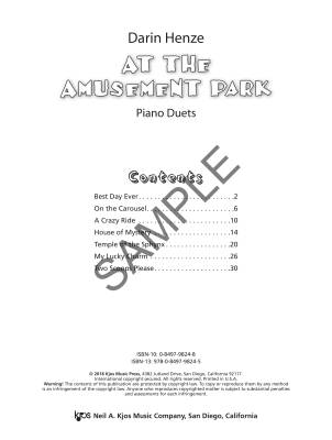 At the Amusement Park - Henze - Piano Duet (1 Piano, 4 Hands) - Book