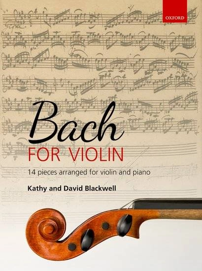 Bach for Violin - Bach/Blackwell/Blackwell - Violin/Piano - Book