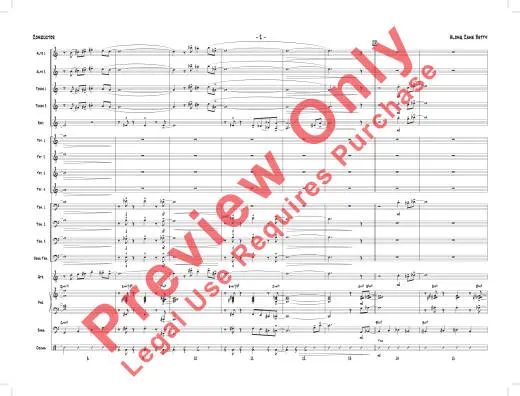 Along Came Betty - Golson/Baylock - Jazz Ensemble - Gr. 3