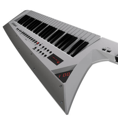 AX-Edge 49 Note Keytar Synthesizer - White