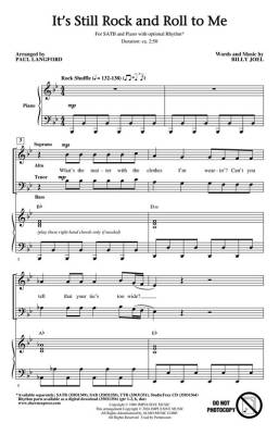 It\'s Still Rock and Roll to Me - Joel/Langford - SATB