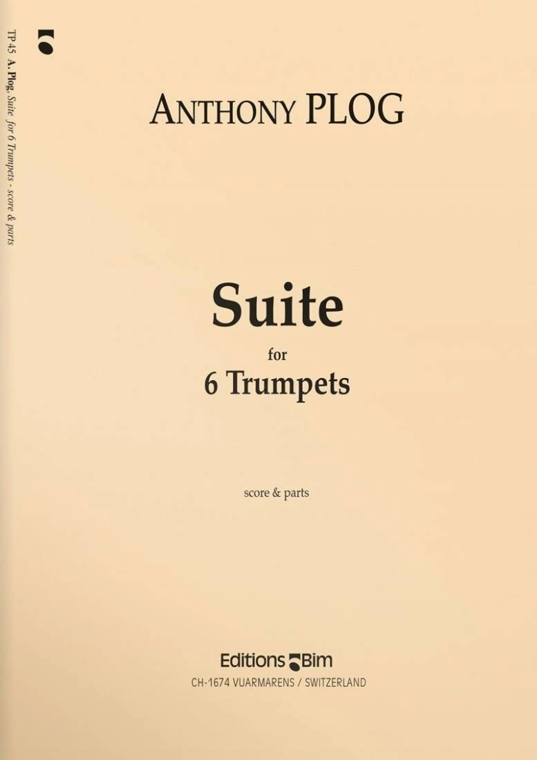 Suite for 6 Trumpets - Plog - Trumpet Sextet - Score/Parts