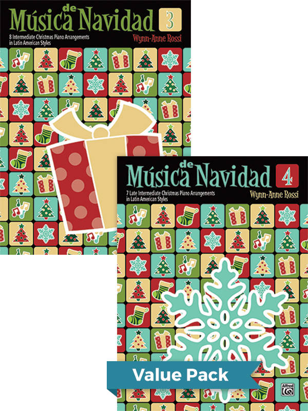 Musica de Navidad, Books 3 & 4 - Rossi - Piano - Books (Value Pack)