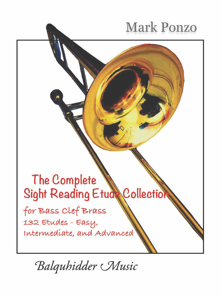 Complete Sight Reading Etude Collection for Bass Clef Brass - Ponzo - Book