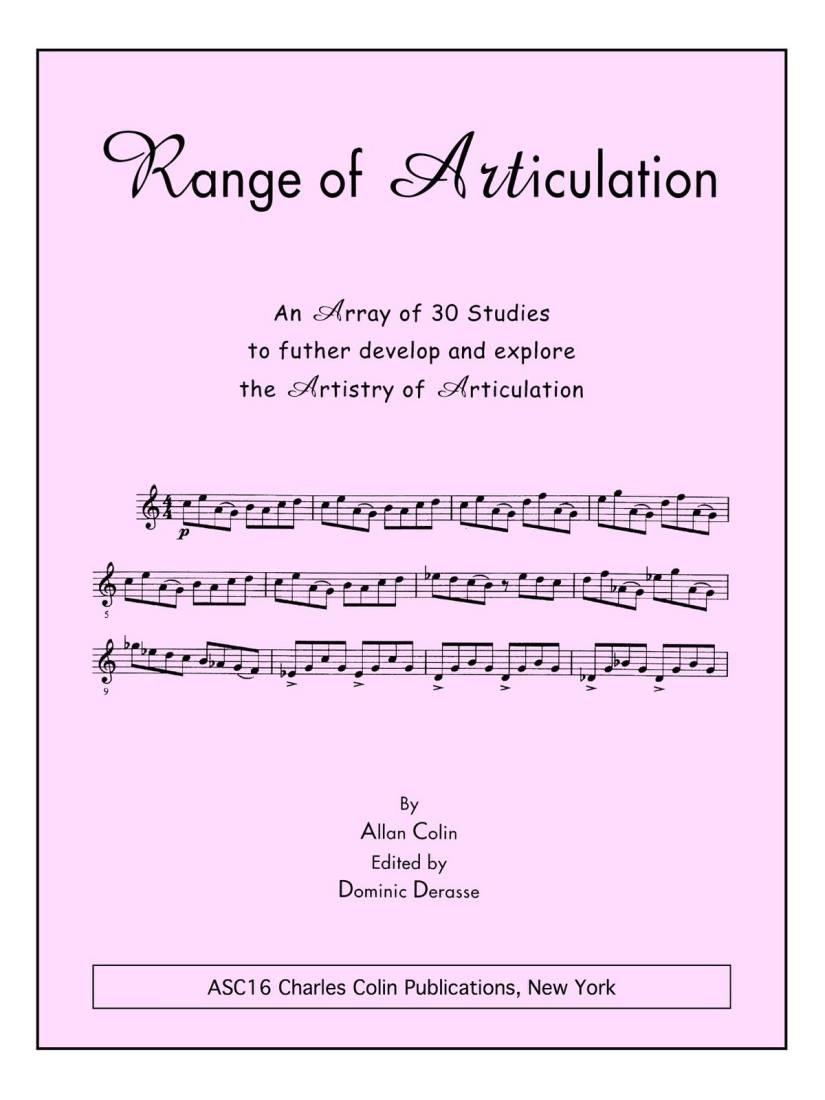 Range of Articulation - Colin - Trumpet - Book