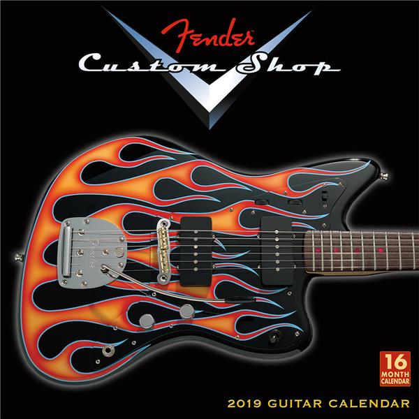 2019 Fender Custom Shop Wall Calendar