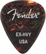 Fender - 351 Shape Wavelength Celluloid Picks, 6-Pack - X-Heavy, Tortoise Shell