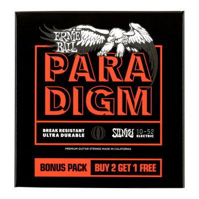 Paradigm Electric Guitar Strings - 10-52 (3 Pack)