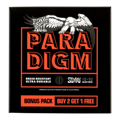 Ernie Ball - Paradigm Electric Guitar Strings - 10-52 (3 Pack)