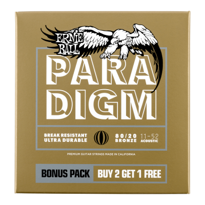 Paradigm Acoustic Strings - 80/20 - 11-52 (3 Pack)