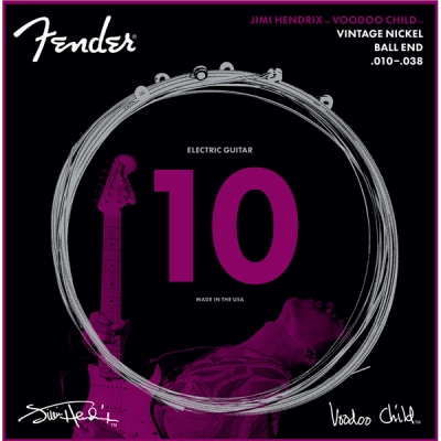 Fender - Jimi Hendrix Voodoo Child Electric Strings, Ball End Nickel, 10-38