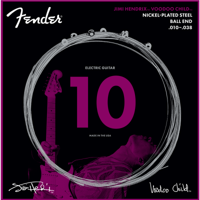 Fender - Jimi Hendrix Voodoo Child Electric Strings, Ball End NPS, 10-38