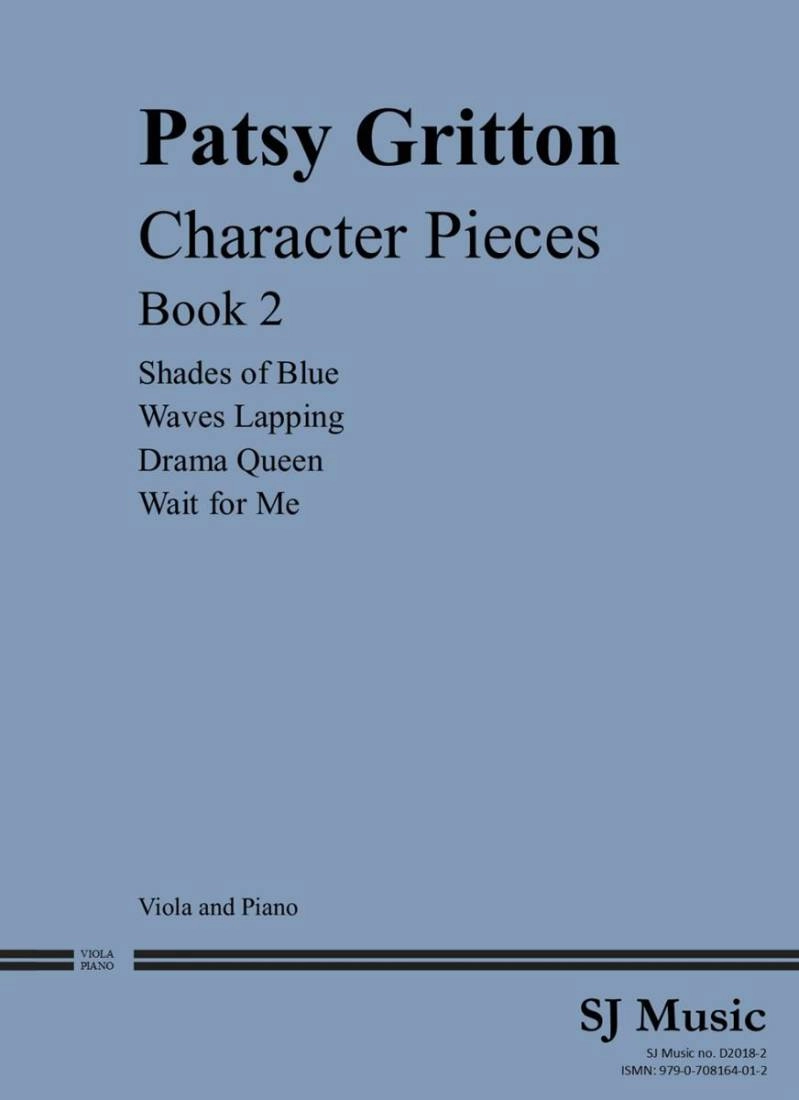 Character Pieces Book 2 - Gritton - Viola/Piano - Book