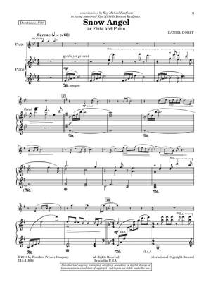 Snow Angel - Dorff - Flute/Piano - Sheet Music