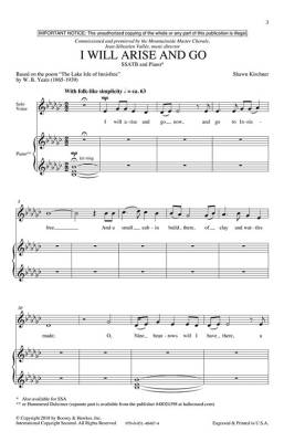 I Will Arise and Go - Kirchner - SATB