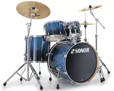 Essential Force Stage 3 5-Piece Drum Kit with Hardware - Blue Fade