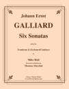 Cherry Classics - Six Sonatas  - Galliard/Hall/Marshal - Trombone/Keyboard/Continuo - Book