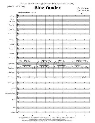 Blue Yonder - Jensen - Jazz Ensemble - Gr. Medium