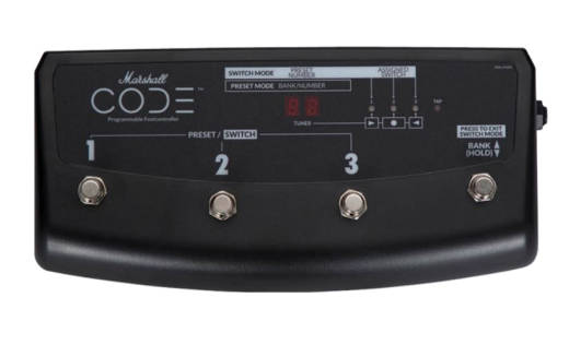 Marshall - PEDL-91009 4-way Footswitch for Code Amplifiers