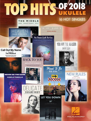 Hal Leonard - Top Hits of 2018: 16 Hot Singles - Ukulele - Book