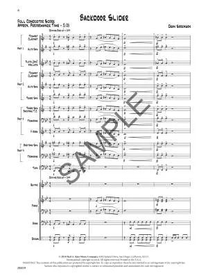 Backdoor Slider - Sorenson - Jazz Ensemble - Gr. 1