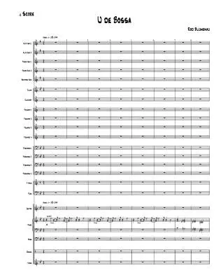 U D\'Bossa - Blumenau - Jazz Ensemble - Gr. 2