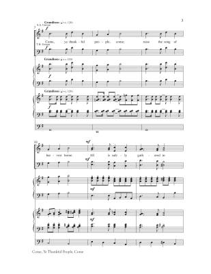 Come, Ye Thankful People, Come - Raney - SATB