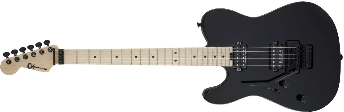 Pro-Mod San Dimas Style 2 HH FR M, Left-Handed, Maple Fingerboard - Black