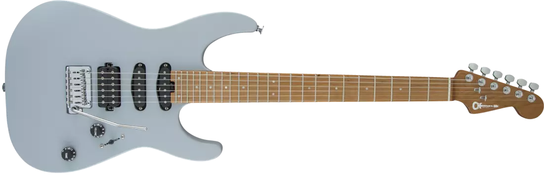 Pro-Mod DK24 HSS 2PT CM, Caramelized Maple Fingerboard - Primer Gray