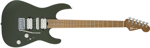 Pro-Mod DK24 HSH Electric Guitar w/Caramelized Maple Fingerboard - Matte Army Drab