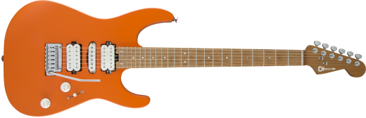Pro-Mod DK24 HSH Electric Guitar w/Caramelized Maple Fingerboard - Satin Orange Crush