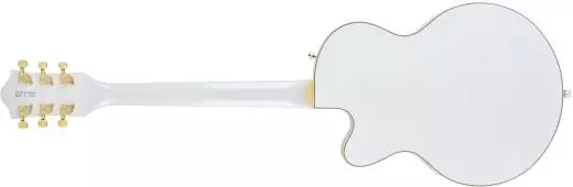 Guitare G5655TG Electromatic Center Block Jr. en édition limitée, pan coupé avec Bigsby et matériel en or, touche en laurier - Snow Crest White