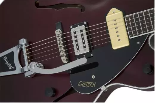 G2420T-P90 Limited Edition Streamliner Hollow Body P90 with Bigsby, Rosewood Fingerboard - Midnight Wine Satin