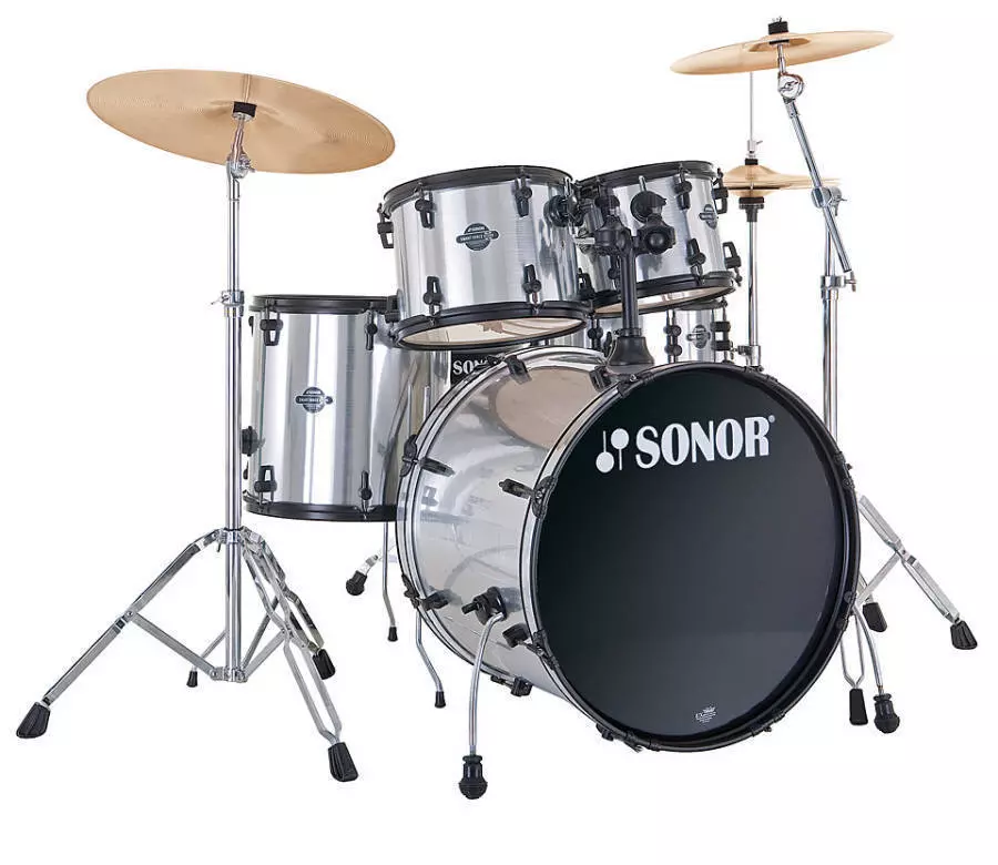 Smart Force Stage 1 5-Piece Drum Kit with Hardware - Chrome