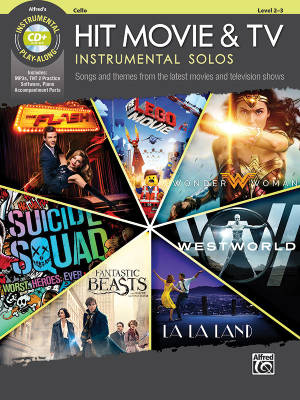 Alfred Publishing - Hit Movie & TV Instrumental Solos for Strings - Galliford - Cello - Book/CD