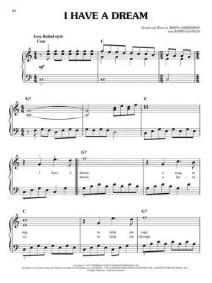 Mamma Mia! -- Here We Go Again (The Movie Soundtrack Featuring the Songs of ABBA) - Easy Piano - Book
