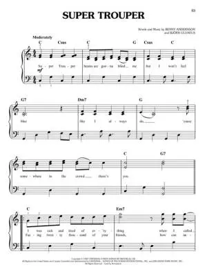 Mamma Mia! -- Here We Go Again (The Movie Soundtrack Featuring the Songs of ABBA) - Easy Piano - Book