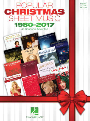 Popular Christmas Sheet Music -- 1980-2017 - Piano/Vocal/Guitar - Book