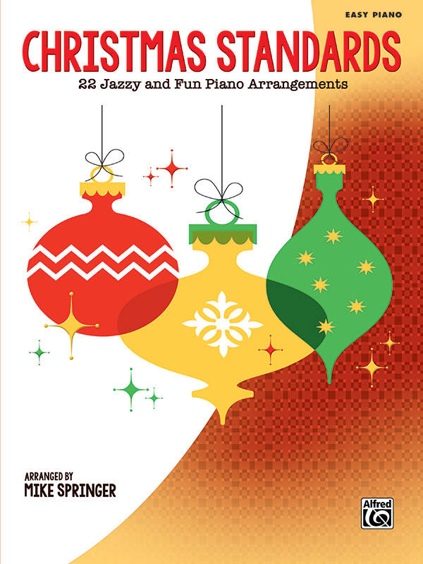 Christmas Standards:  22 Jazzy and Fun Piano Arrangements - Springer - Easy Piano - Book