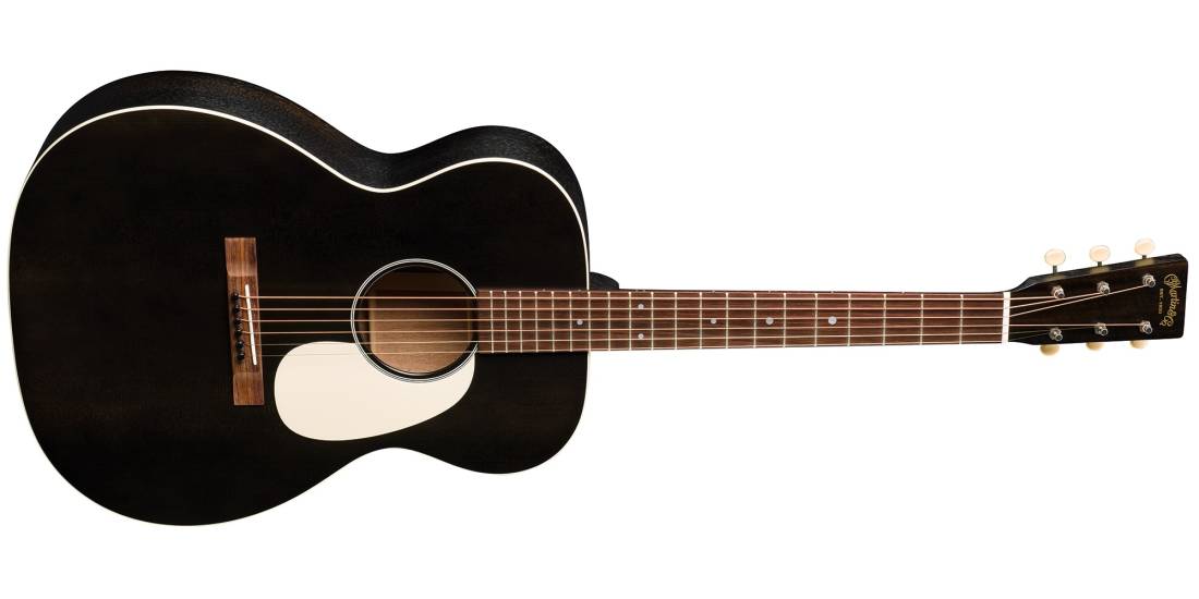 000-17E Spruce/Mahogany Acoustic/Electric Guitar with Case - Black Smoke