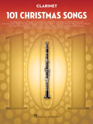 101 Christmas Songs - Clarinette - Livre
