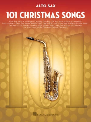 Hal Leonard - 101 Christmas Songs - Alto Sax - Book