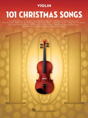 Hal Leonard - 101 Christmas Songs - Violin - Book