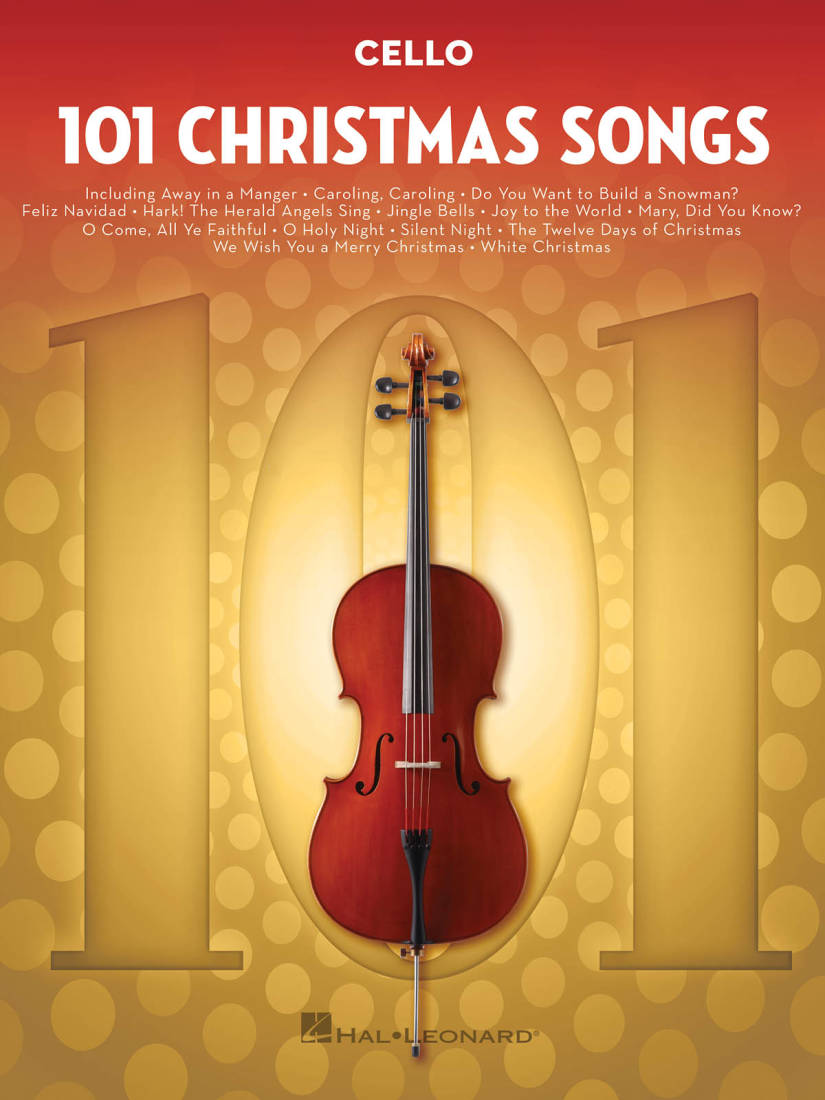 101 Christmas Songs - Cello - Book
