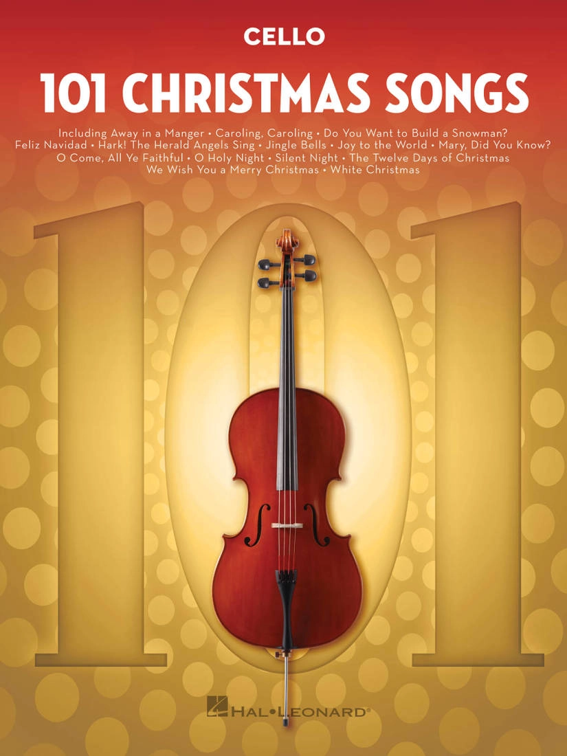 101 Christmas Songs - Cello - Book